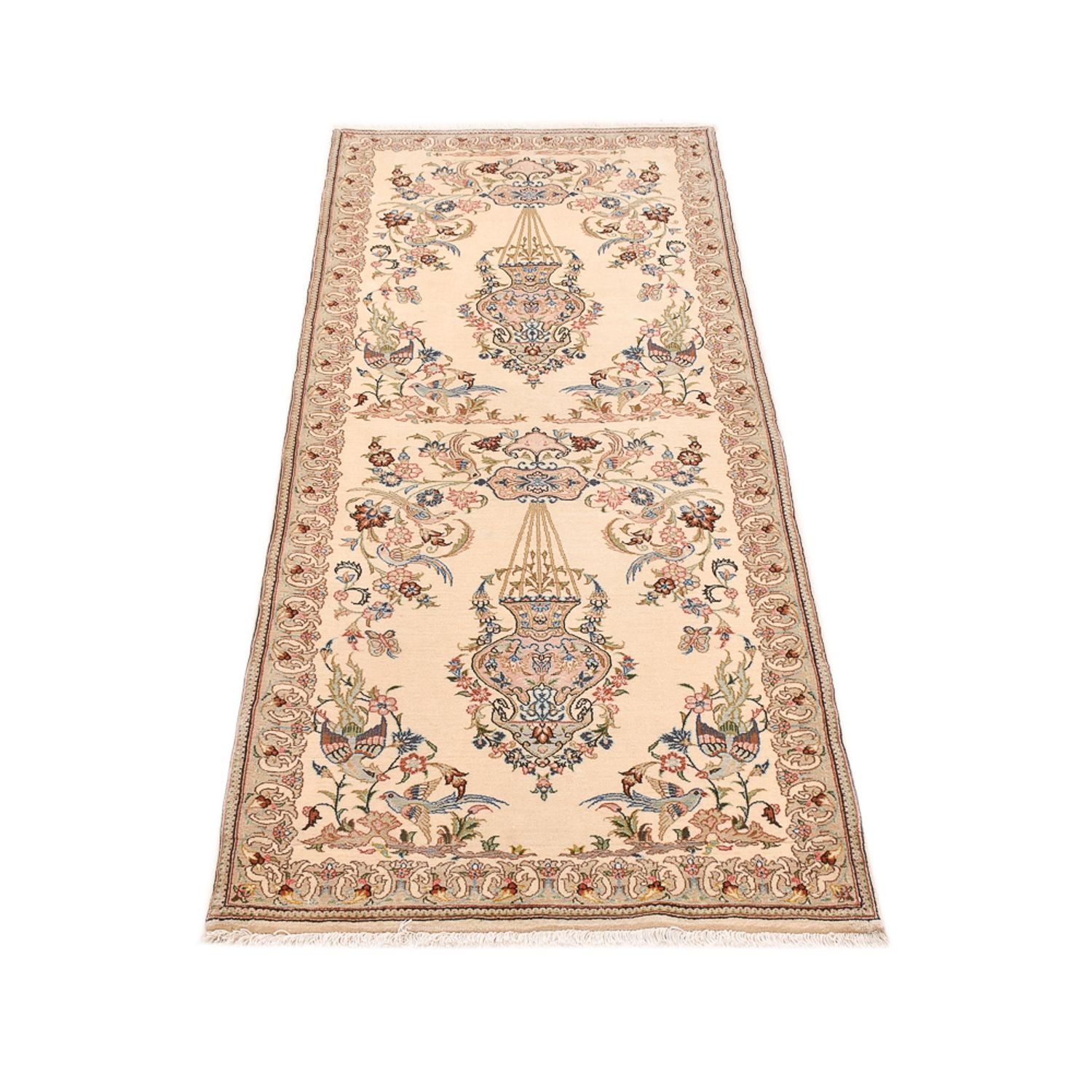 Läufer Perser - Ghom - 193 x 77 cm - beige