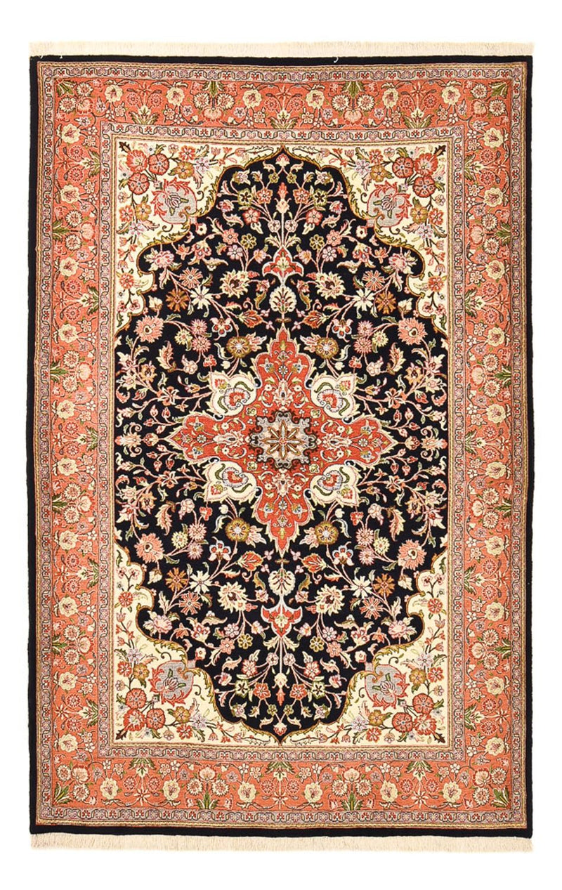 Perserteppich - Ghom - Royal - 227 x 140 cm - dunkelblau