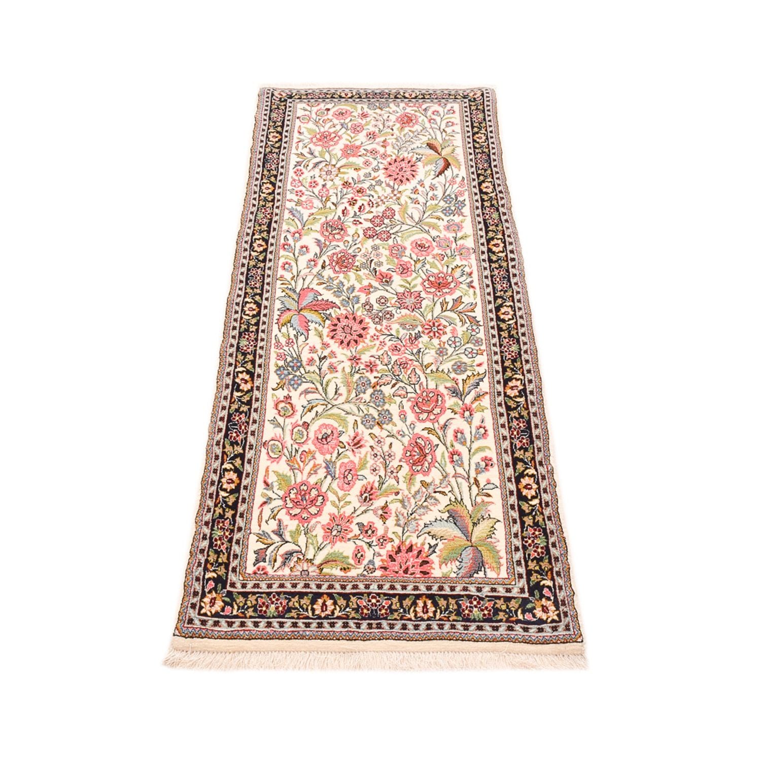 Läufer Perser - Ghom - Royal - 195 x 68 cm - mehrfarbig