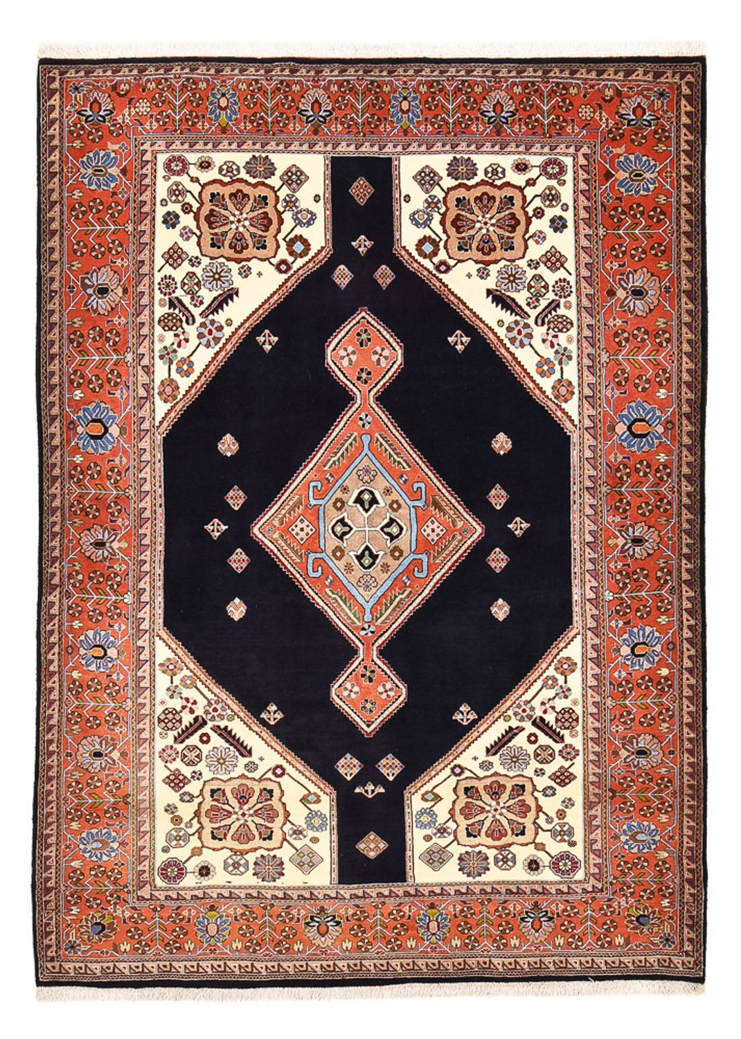 Gabbeh Teppich - Kaschkuli Perser - 250 x 180 cm - dunkelblau