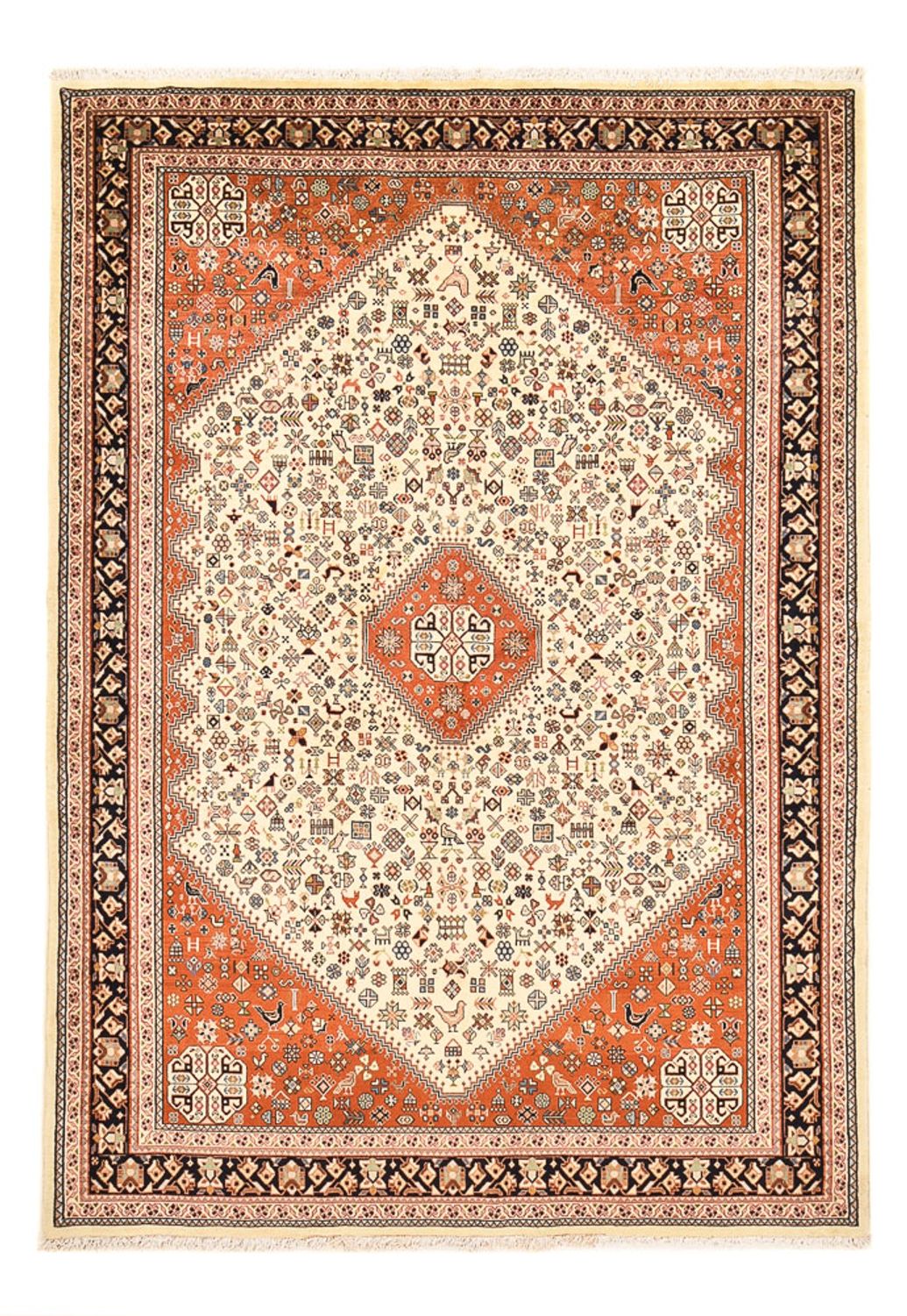 Gabbeh Teppich - Kaschkuli Perser - 240 x 166 cm - sand