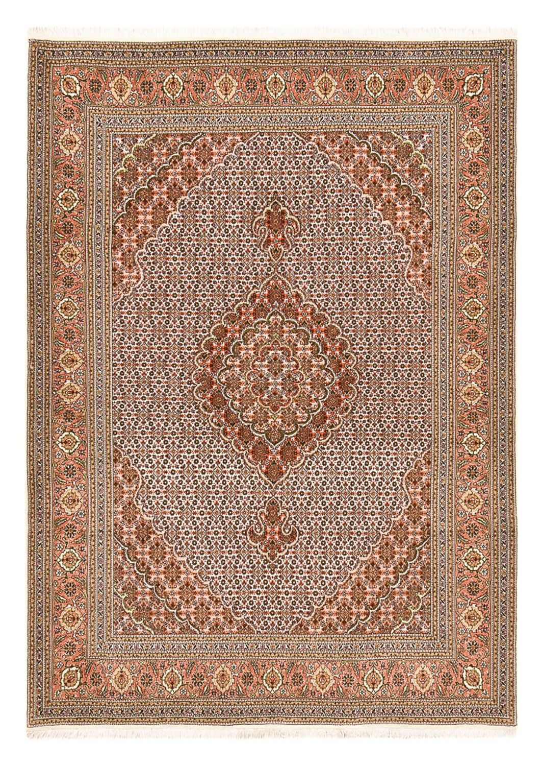 Perserteppich - Täbriz - Royal - 210 x 151 cm - rost