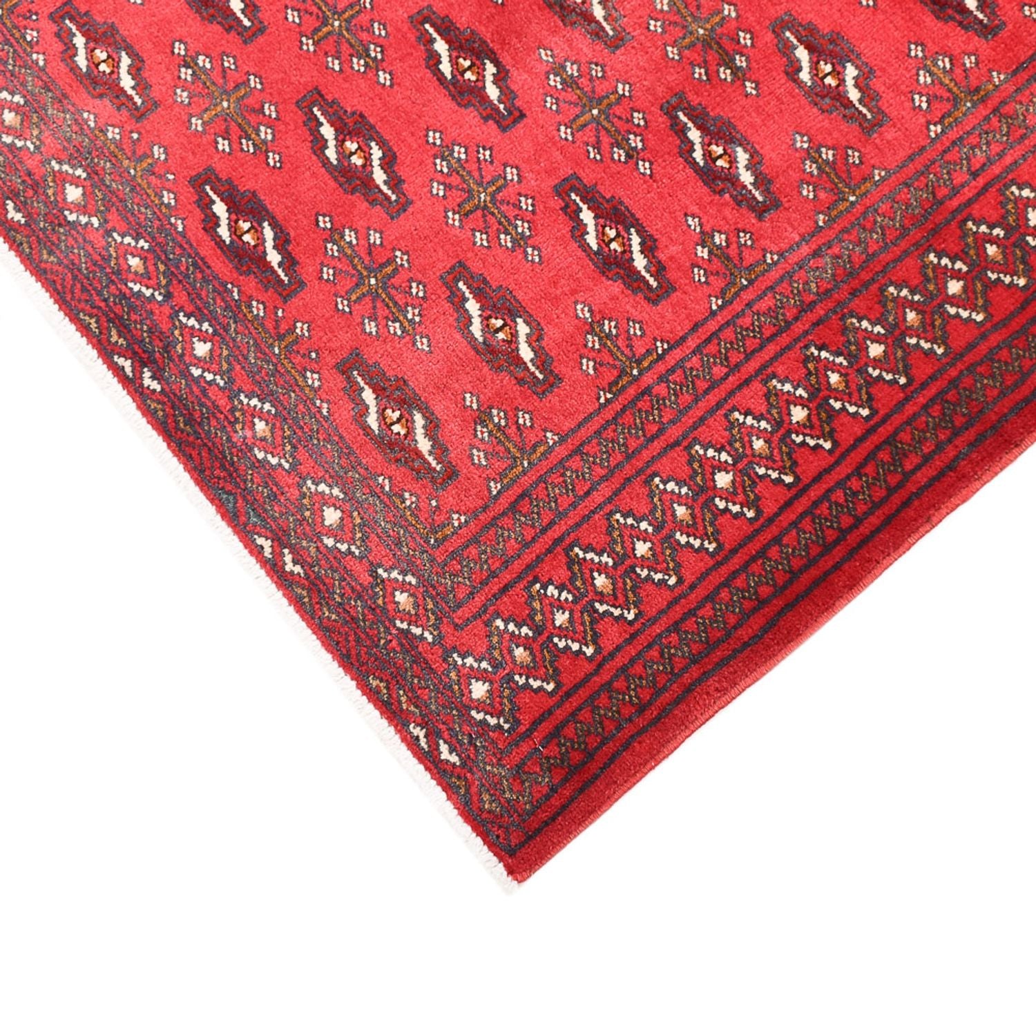 Turkaman Teppich - 138 x 110 cm - rot