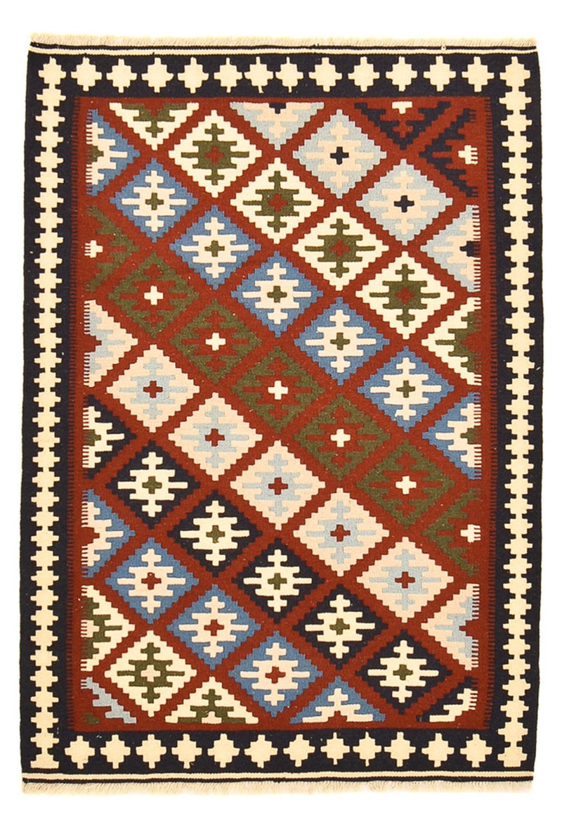 Kelim Teppich - Oriental - 145 x 100 cm - mehrfarbig