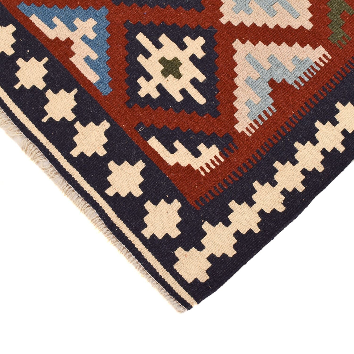 Kelim Teppich - Oriental - 145 x 100 cm - mehrfarbig