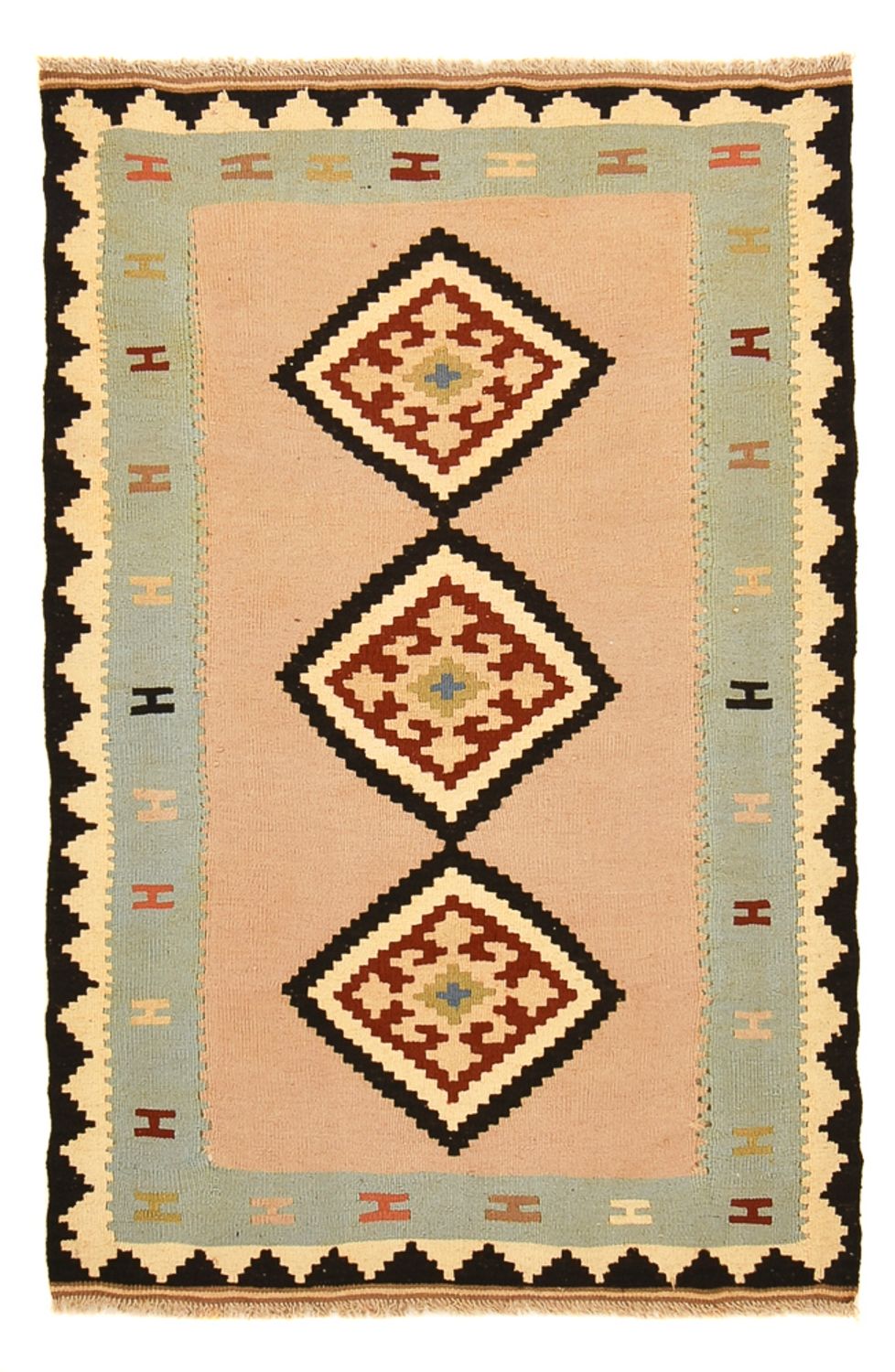 Kelim Teppich - Oriental - 155 x 100 cm - mehrfarbig