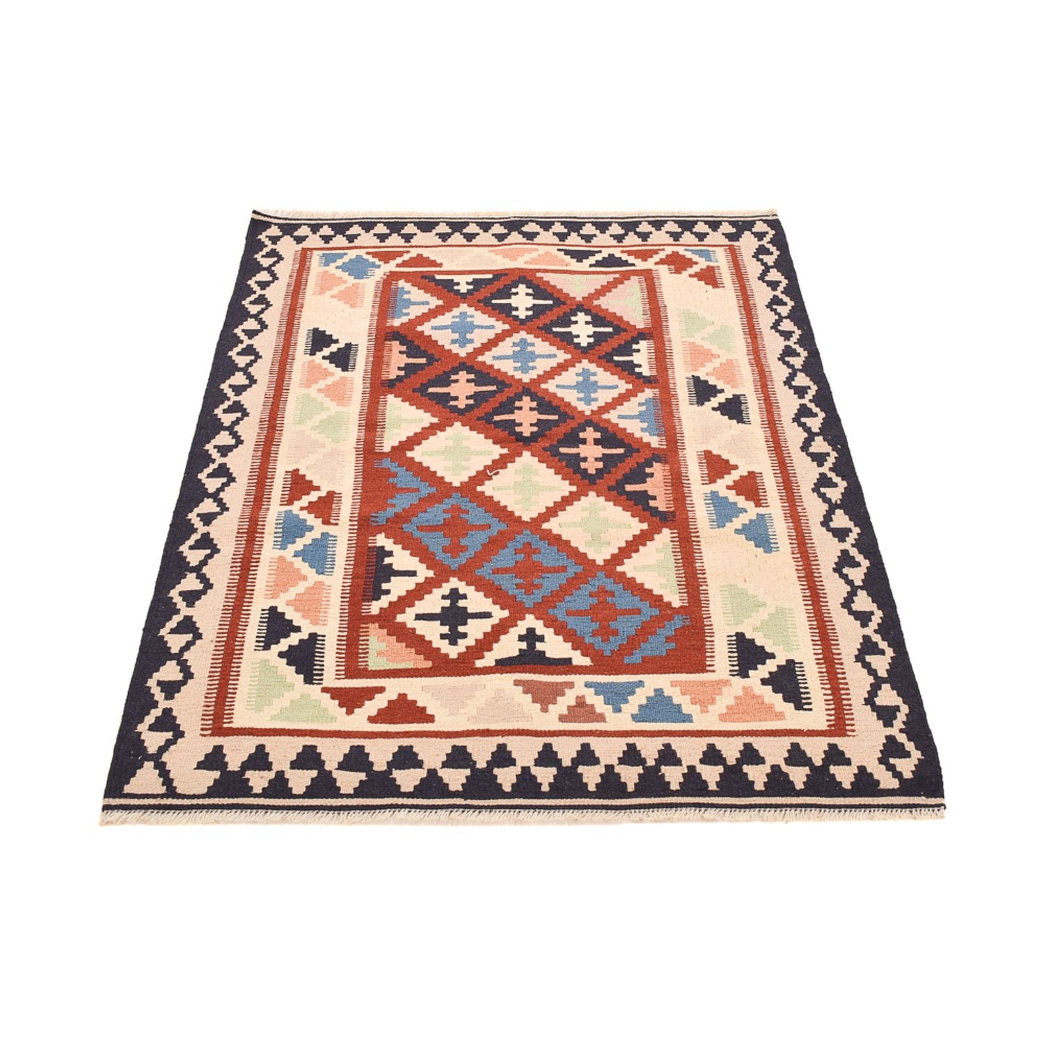Kelim Teppich - Oriental - 147 x 102 cm - mehrfarbig