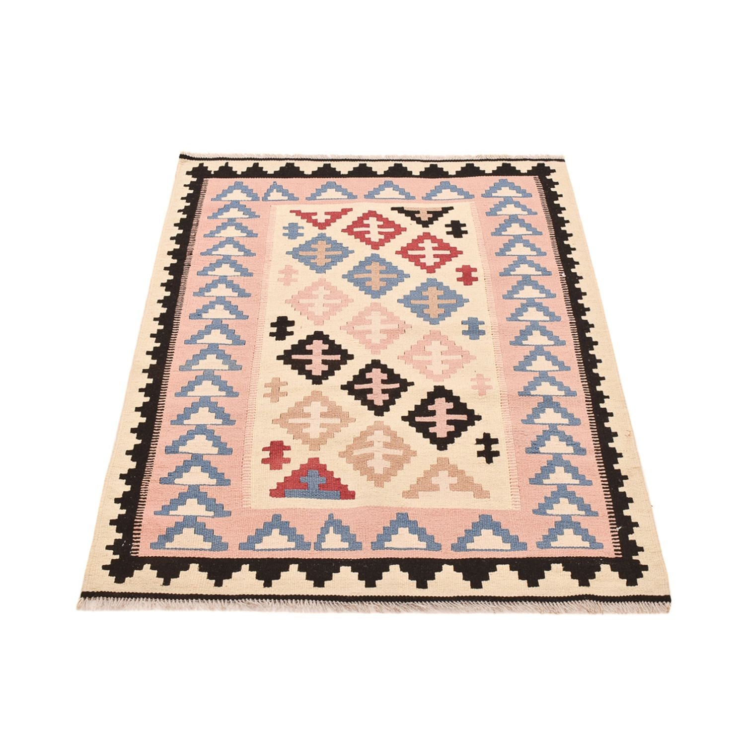 Kelim Teppich - Oriental - 145 x 100 cm - mehrfarbig