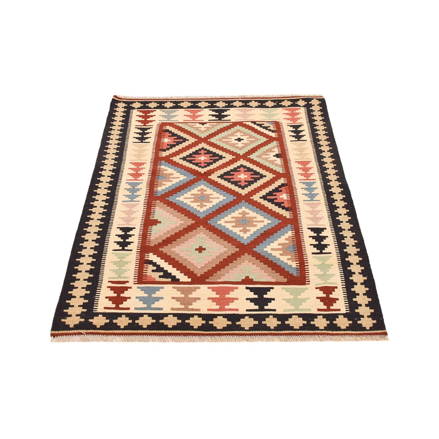 Kelim Teppich - Oriental - 150 x 103 cm - mehrfarbig