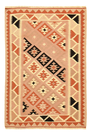 Kelim Teppich - Oriental - 150 x 100 cm - mehrfarbig