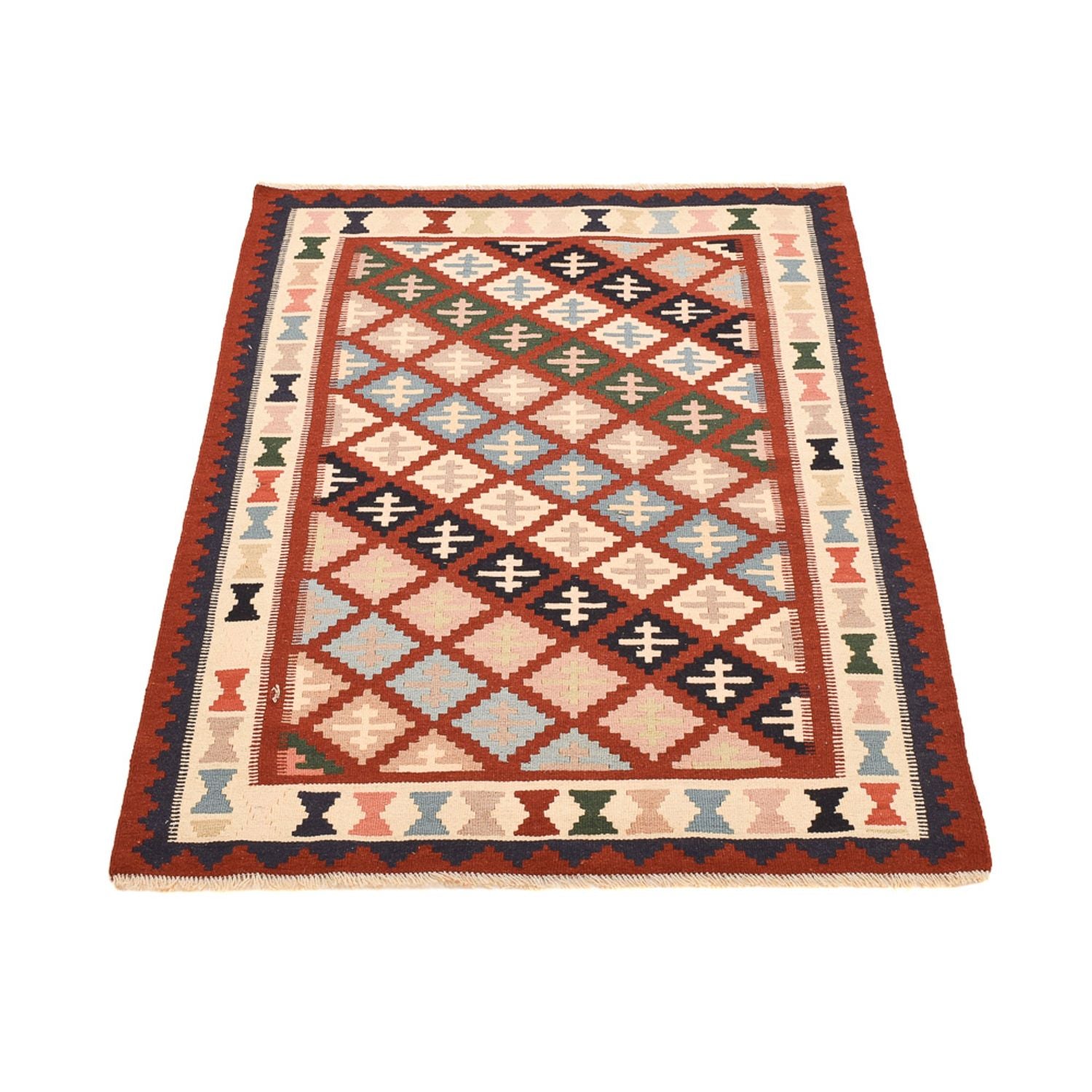 Kelim Teppich - Oriental - 150 x 100 cm - mehrfarbig