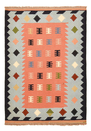 Kelim Teppich - Oriental - 143 x 100 cm - mehrfarbig