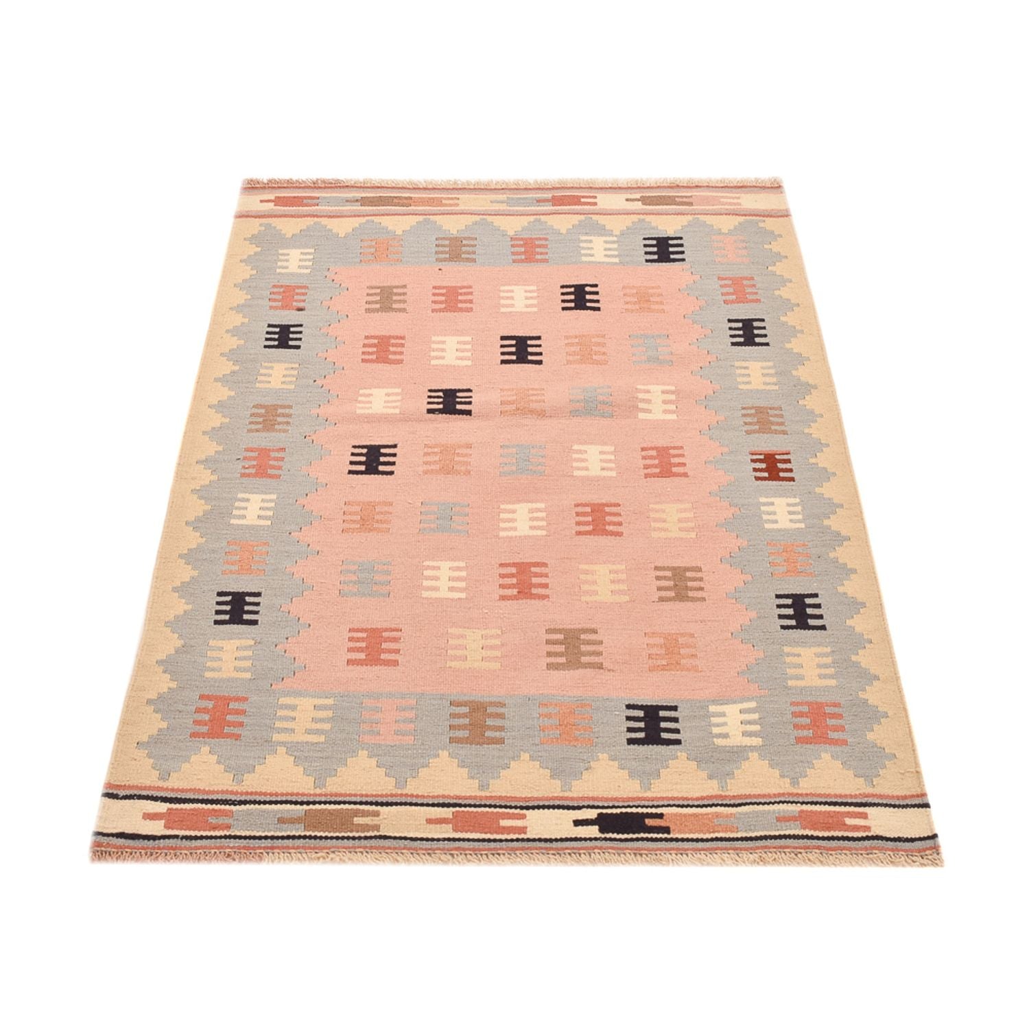 Kelim Teppich - Oriental - 154 x 100 cm - mehrfarbig