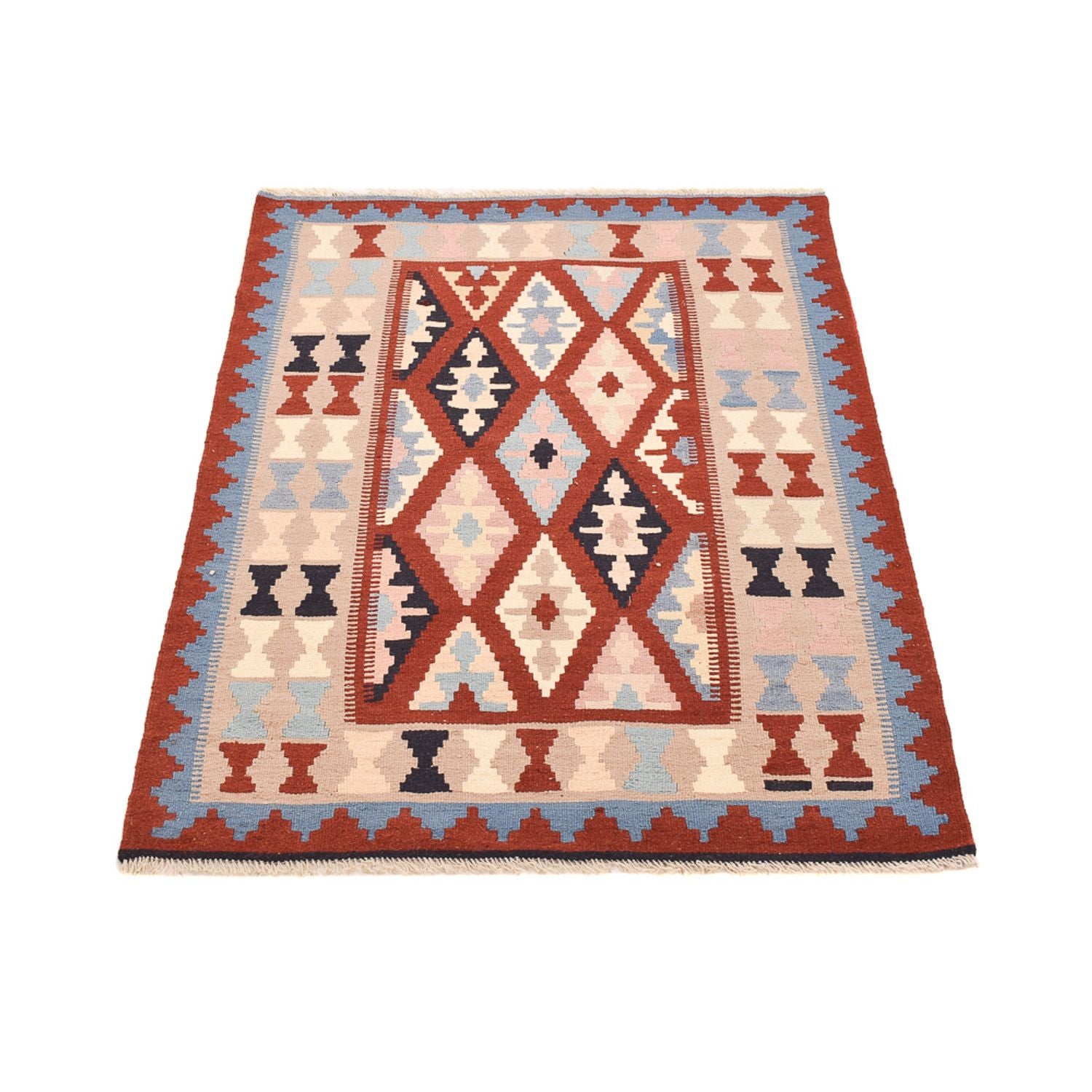 Kelim Teppich - Oriental - 142 x 100 cm - mehrfarbig