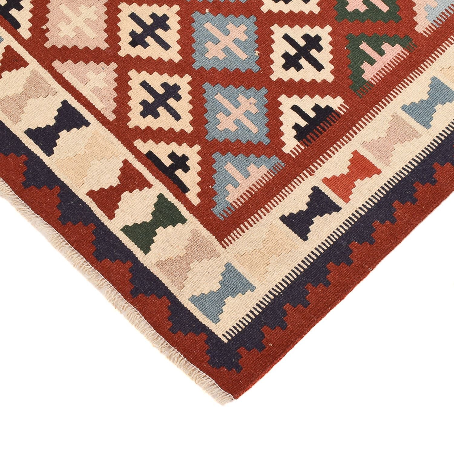 Kelim Teppich - Oriental - 155 x 100 cm - mehrfarbig