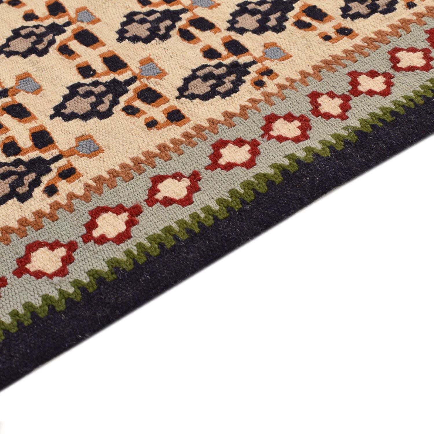 Kelim Teppich - Oriental - 85 x 82 cm - creme