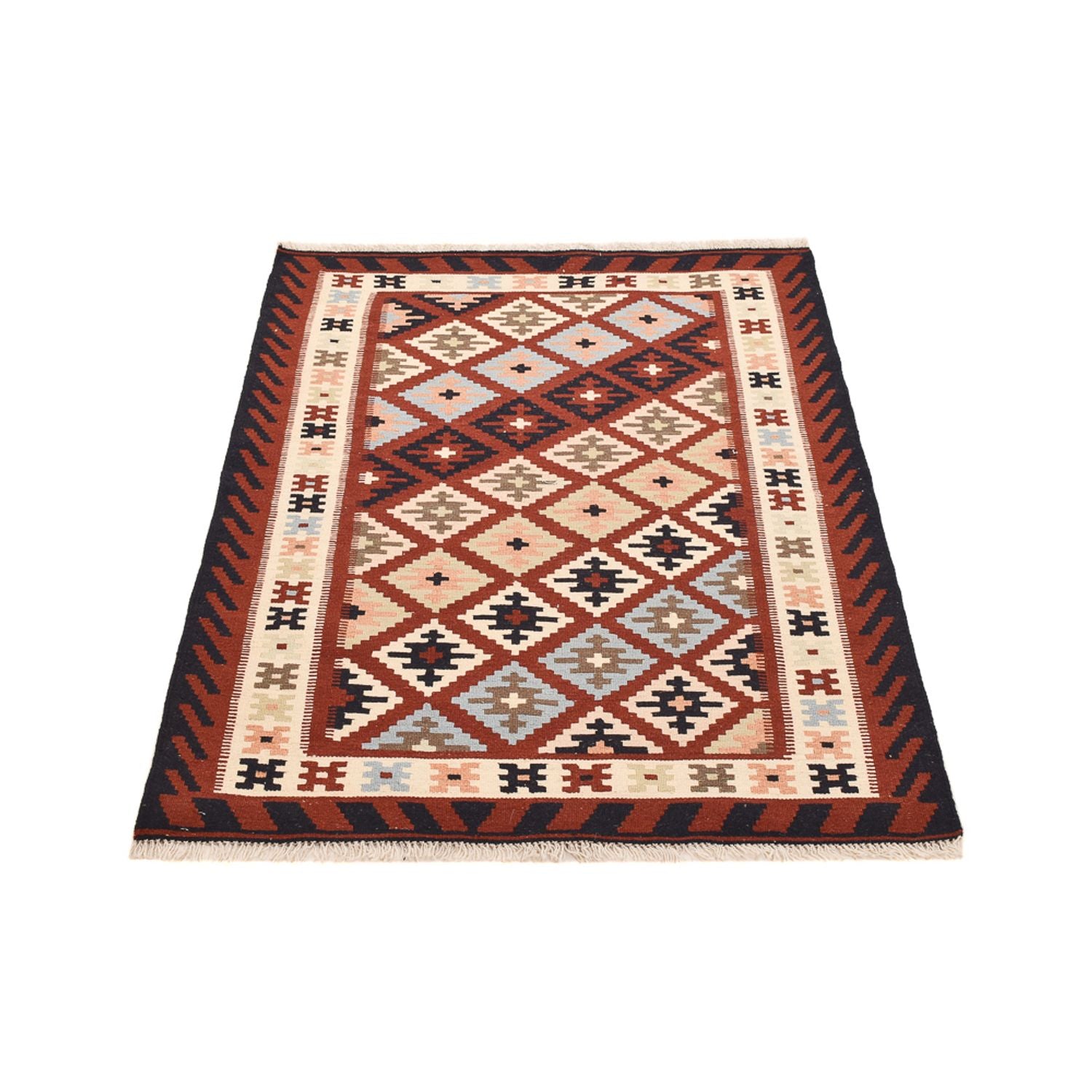 Kelim Teppich - Oriental - 146 x 102 cm - mehrfarbig