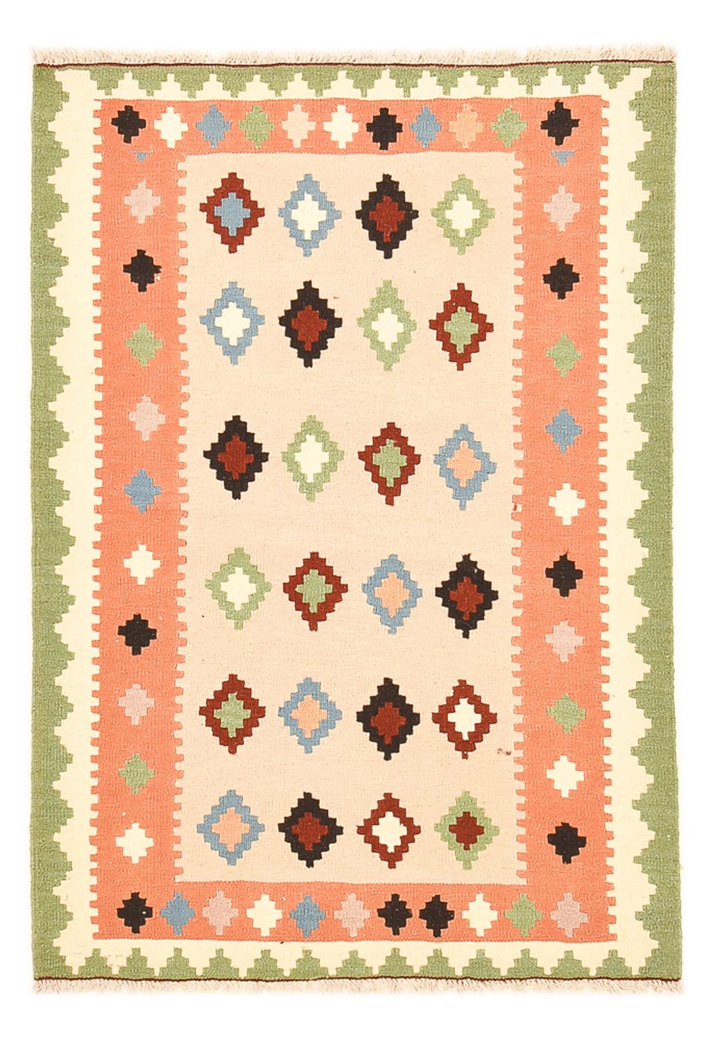 Kelim Teppich - Oriental - 150 x 102 cm - mehrfarbig