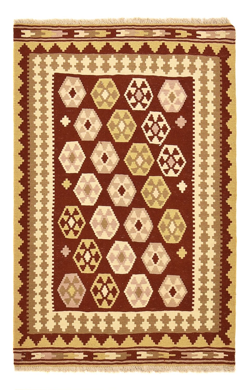 Kelim Teppich - Oriental - 155 x 100 cm - mehrfarbig