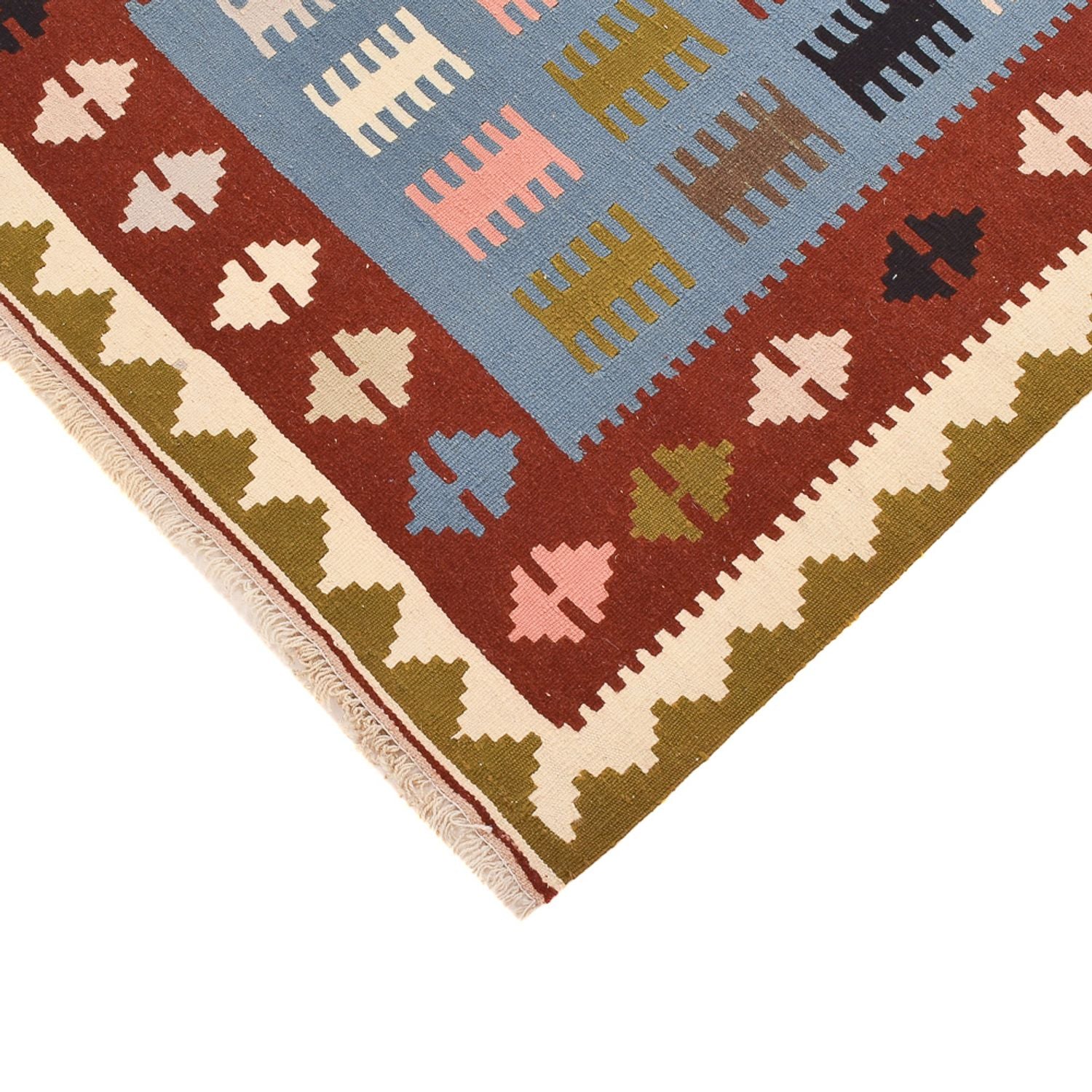 Kelim Teppich - Oriental - 150 x 98 cm - mehrfarbig