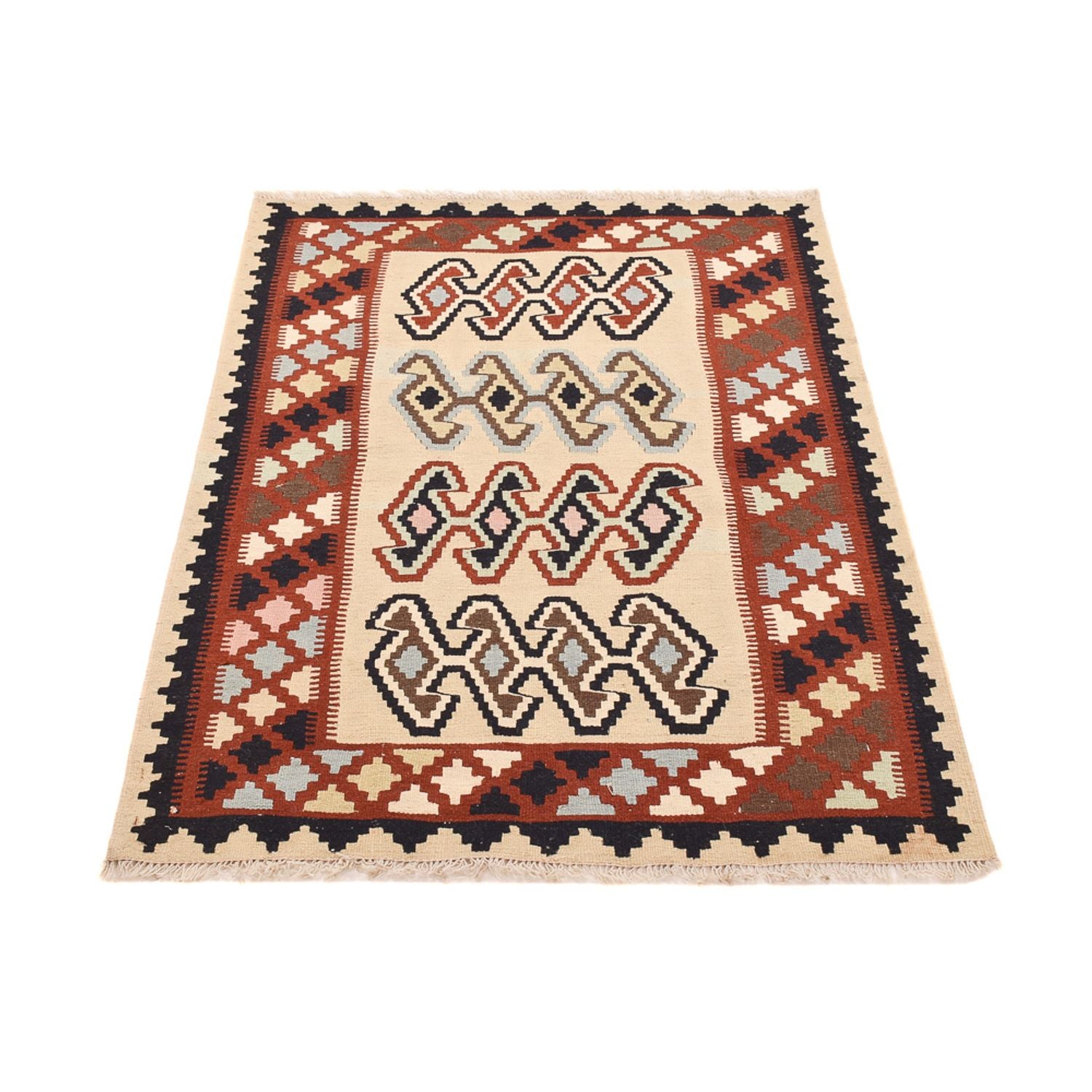 Kelim Teppich - Oriental - 148 x 105 cm - mehrfarbig