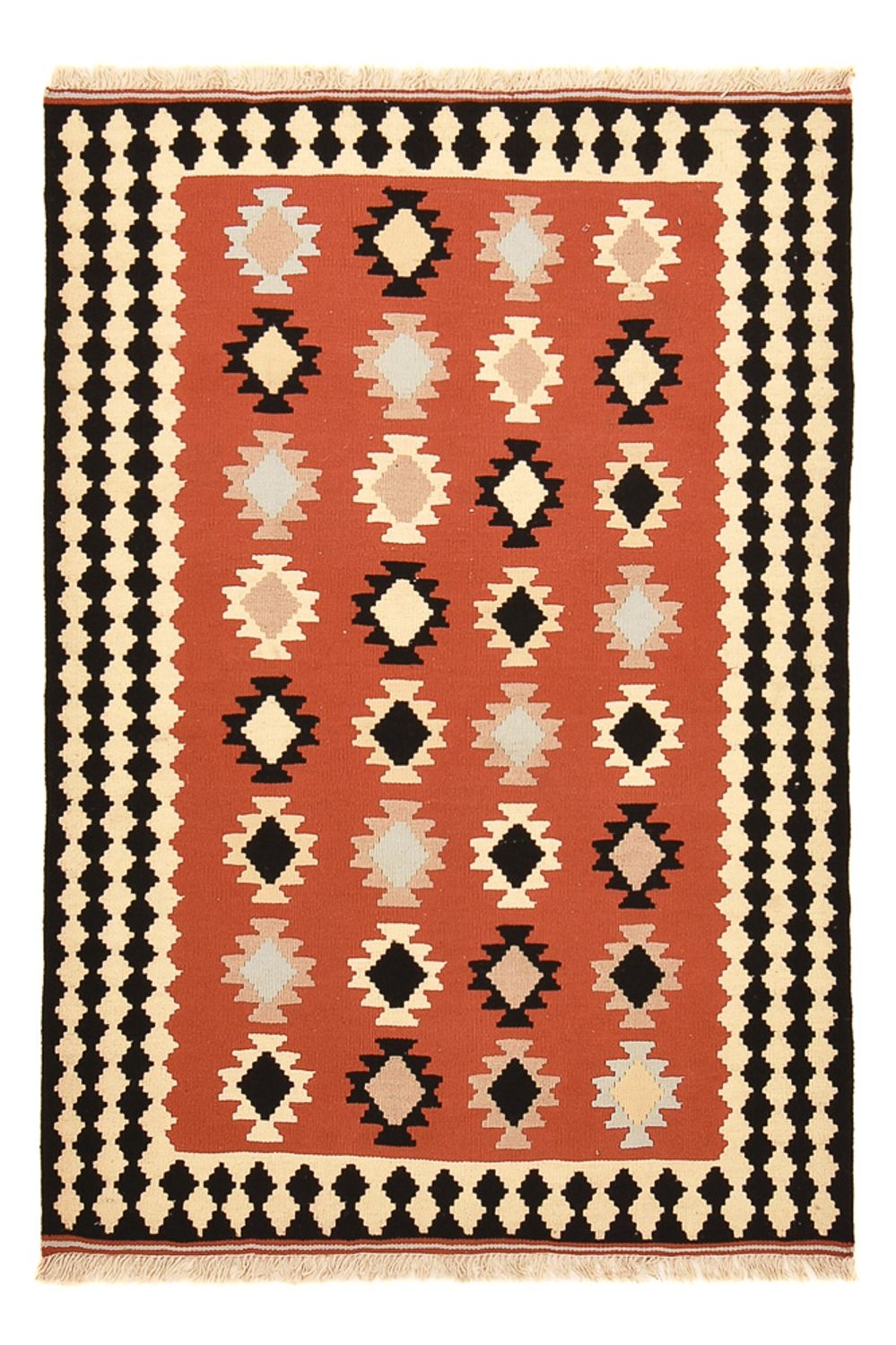 Kelim Teppich - Oriental - 147 x 100 cm - mehrfarbig
