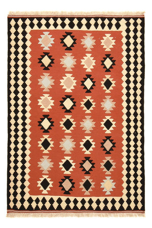 Kelim Teppich - Oriental - 147 x 100 cm - mehrfarbig