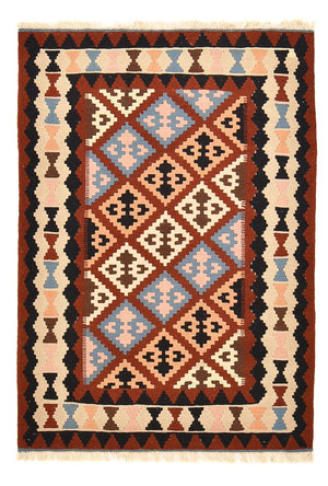 Kelim Teppich - Oriental - 146 x 100 cm - mehrfarbig
