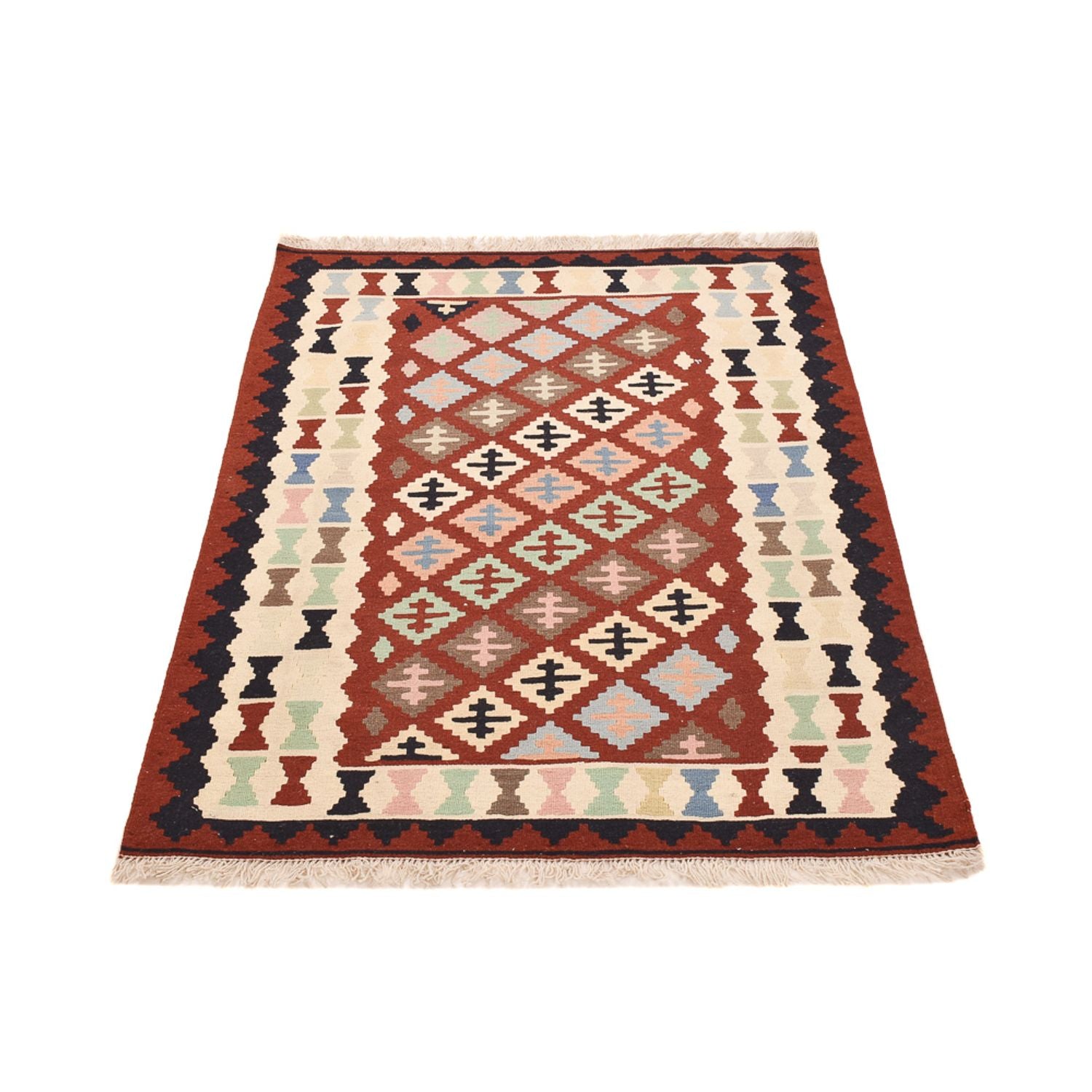 Kelim Teppich - Oriental - 148 x 110 cm - mehrfarbig