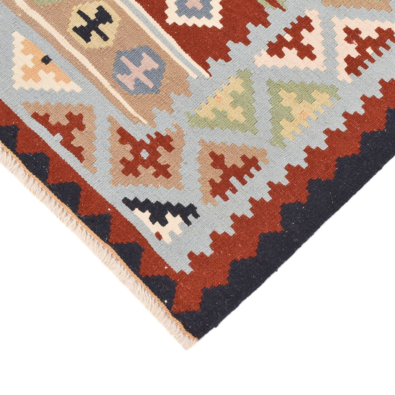 Kelim Teppich - Oriental - 146 x 103 cm - mehrfarbig