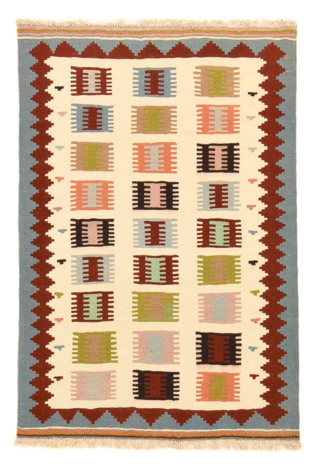 Kelim Teppich - Oriental - 140 x 97 cm - mehrfarbig