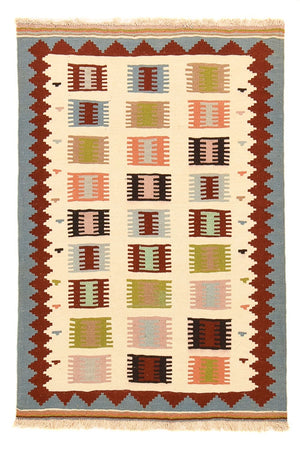 Kelim Teppich - Oriental - 140 x 97 cm - mehrfarbig
