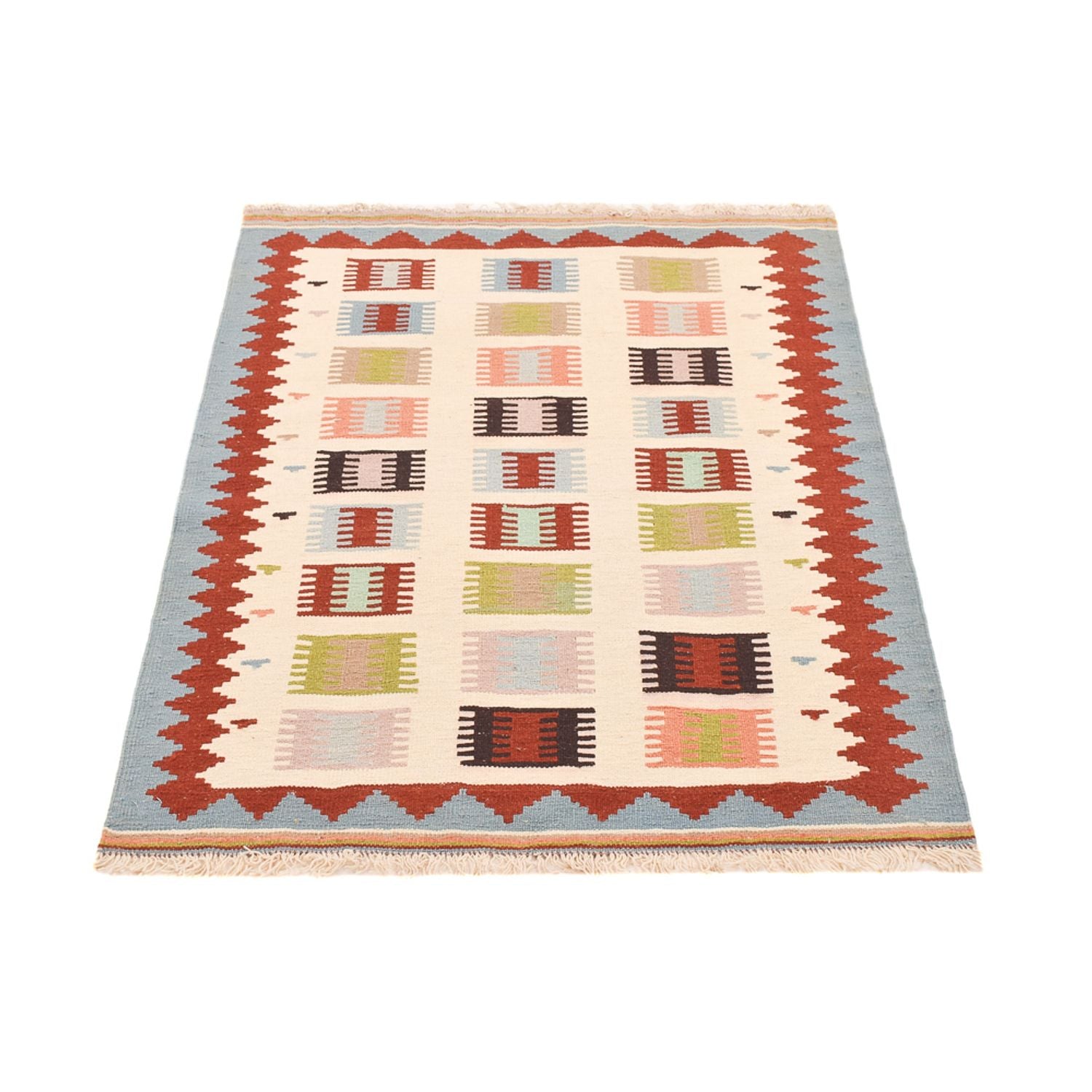 Kelim Teppich - Oriental - 140 x 97 cm - mehrfarbig