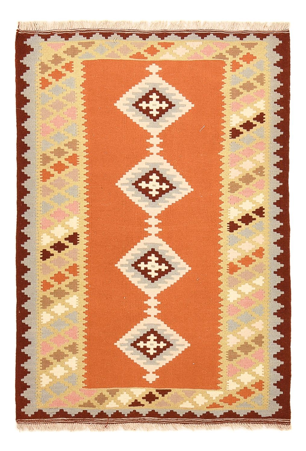 Kelim Teppich - Oriental - 148 x 100 cm - mehrfarbig