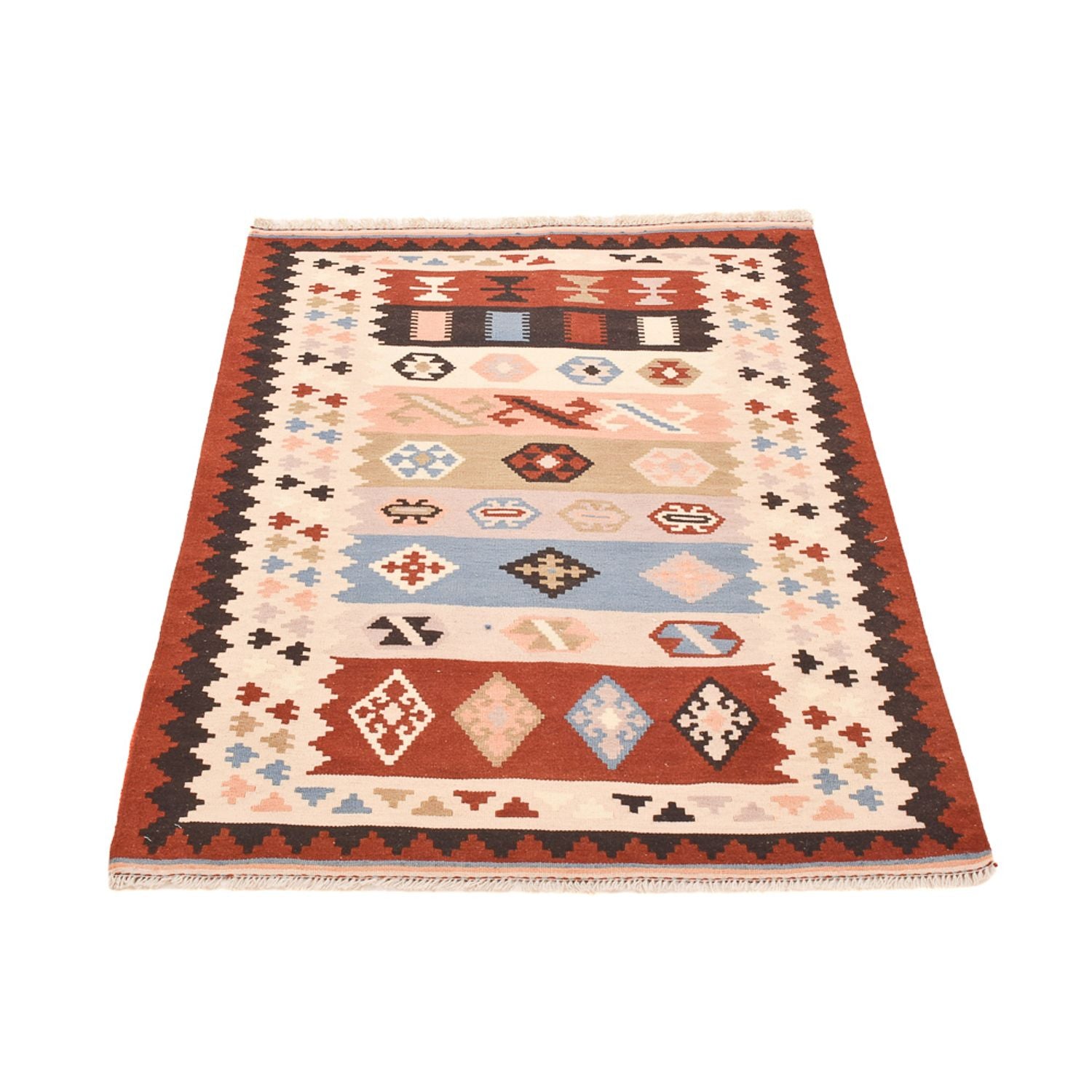 Kelim Teppich - Oriental - 150 x 103 cm - mehrfarbig