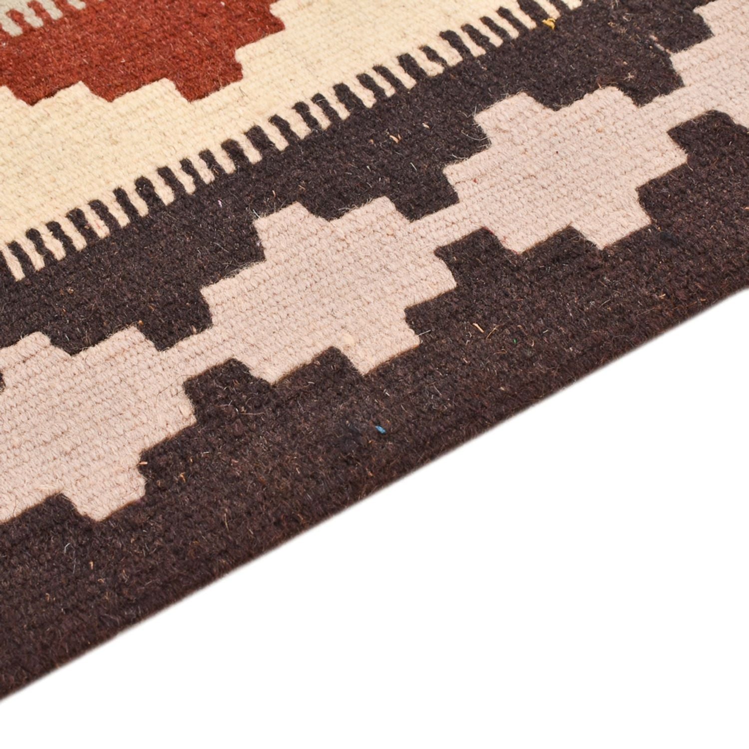 Kelim Teppich - Oriental - 146 x 110 cm - mehrfarbig