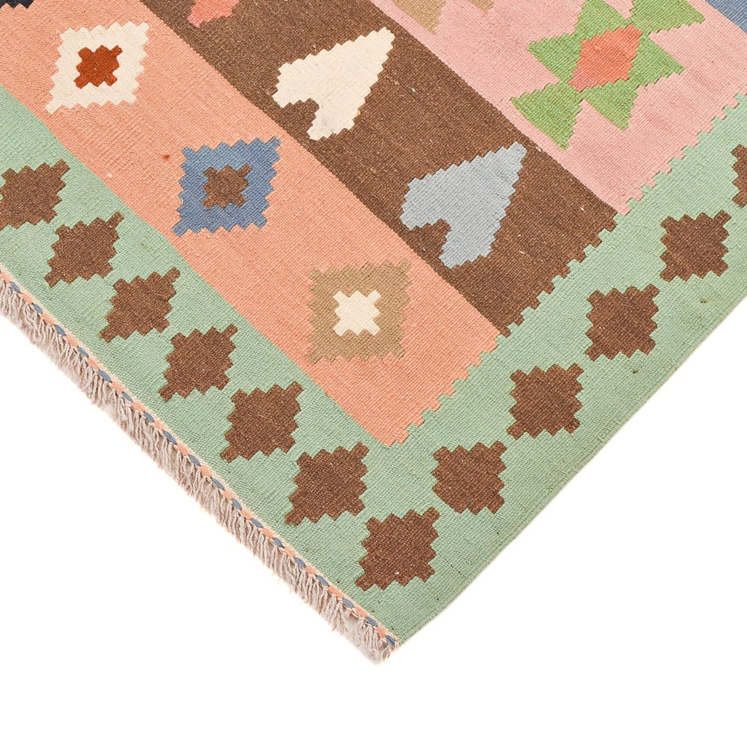Kelim Teppich - Oriental - 156 x 109 cm - mehrfarbig