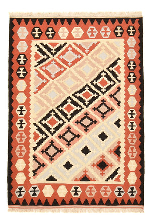 Kelim Teppich - Oriental - 145 x 102 cm - mehrfarbig