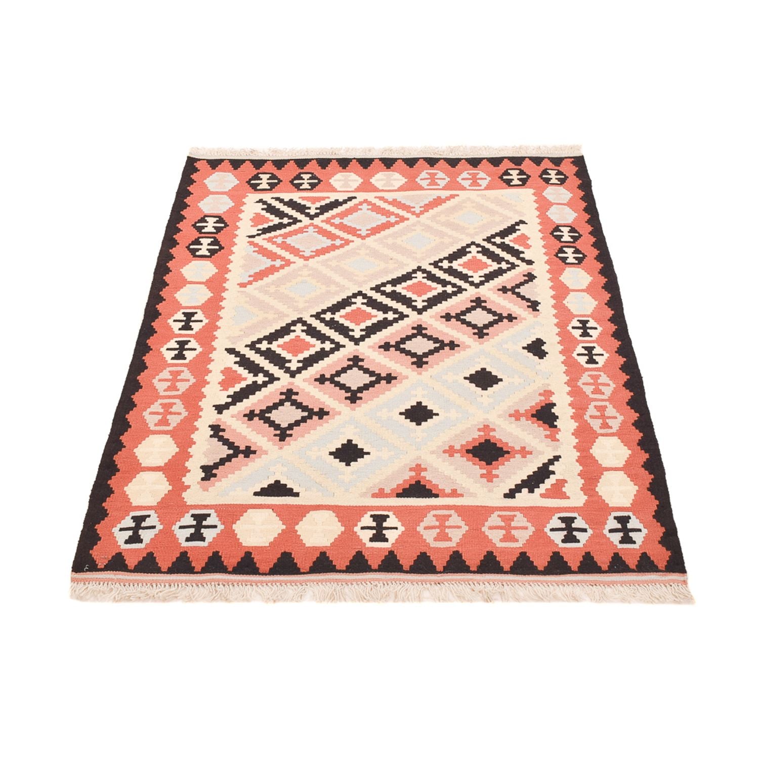 Kelim Teppich - Oriental - 145 x 102 cm - mehrfarbig