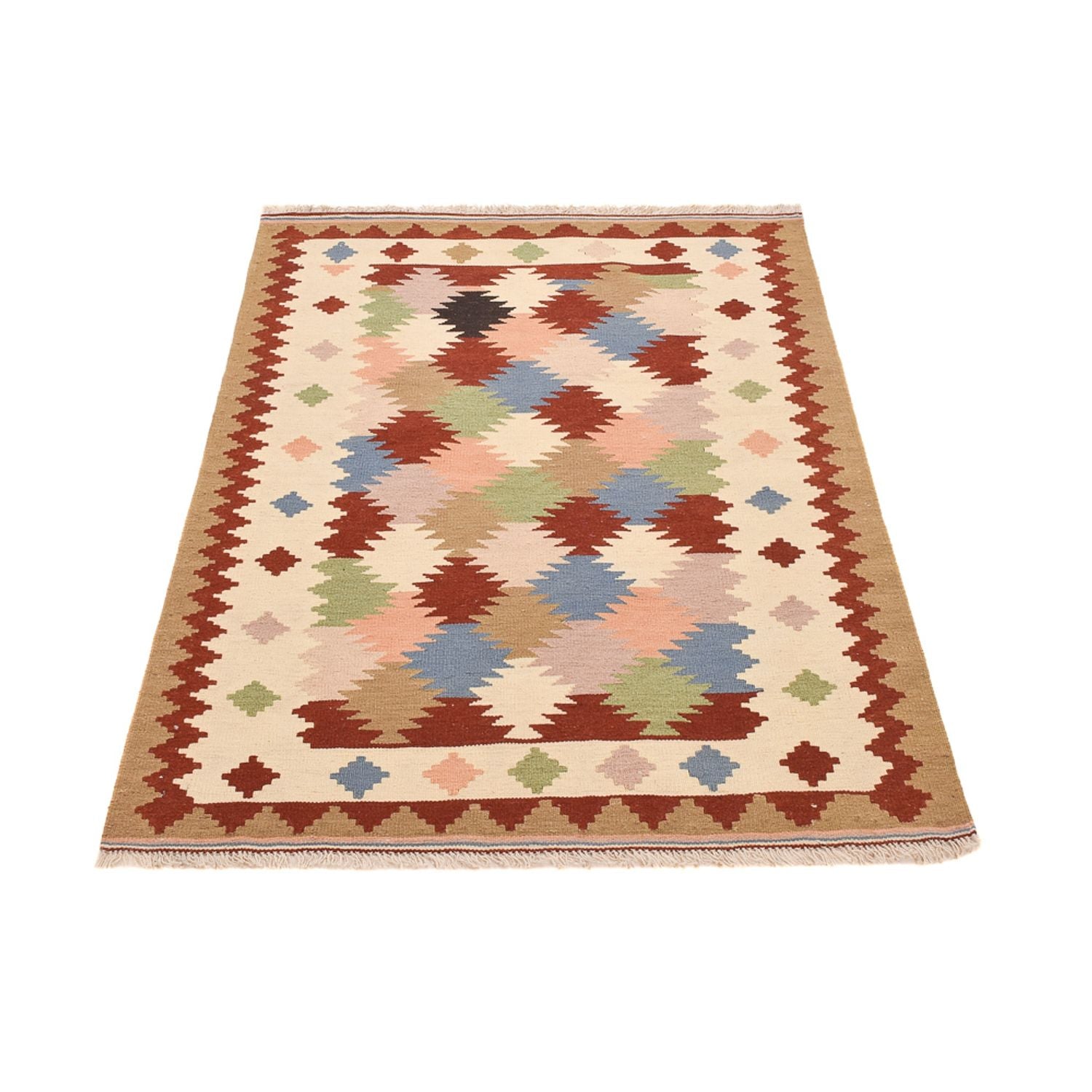 Kelim Teppich - Oriental - 145 x 106 cm - mehrfarbig