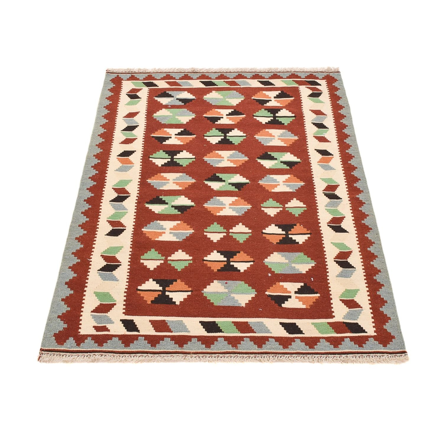 Kelim Teppich - Oriental - 145 x 102 cm - mehrfarbig