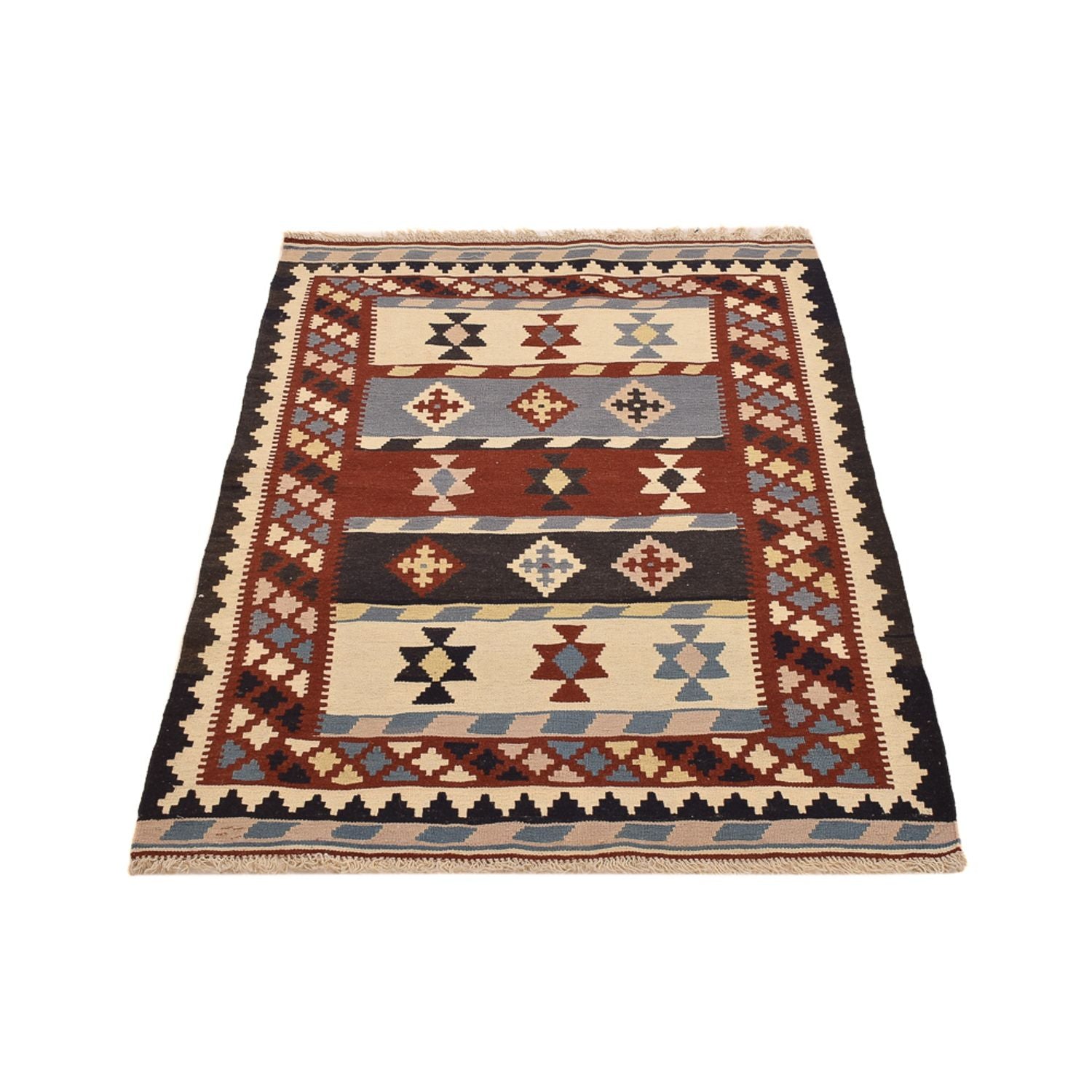 Kelim Teppich - Oriental - 146 x 102 cm - mehrfarbig