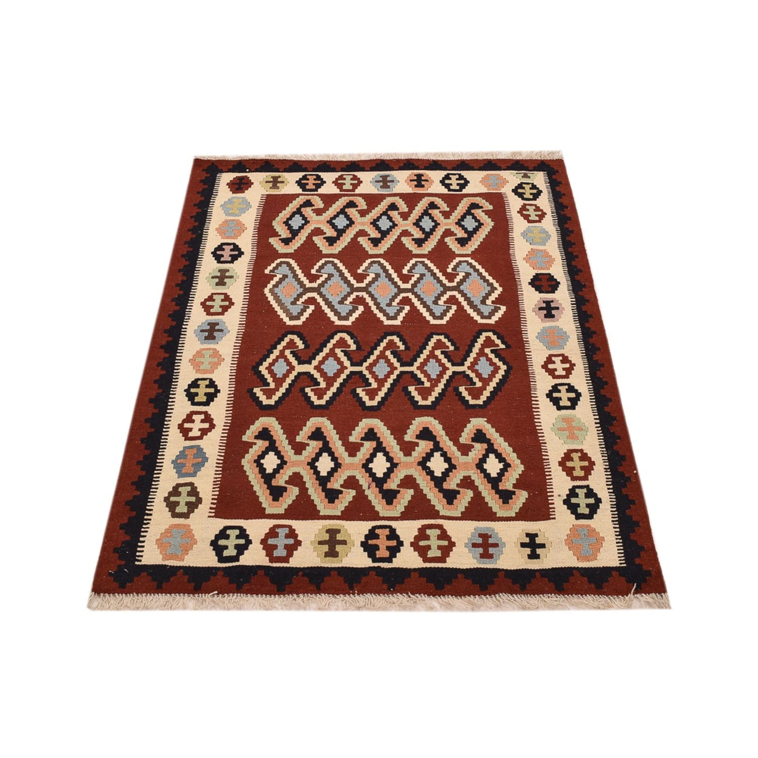 Kelim Teppich - Oriental - 150 x 105 cm - mehrfarbig
