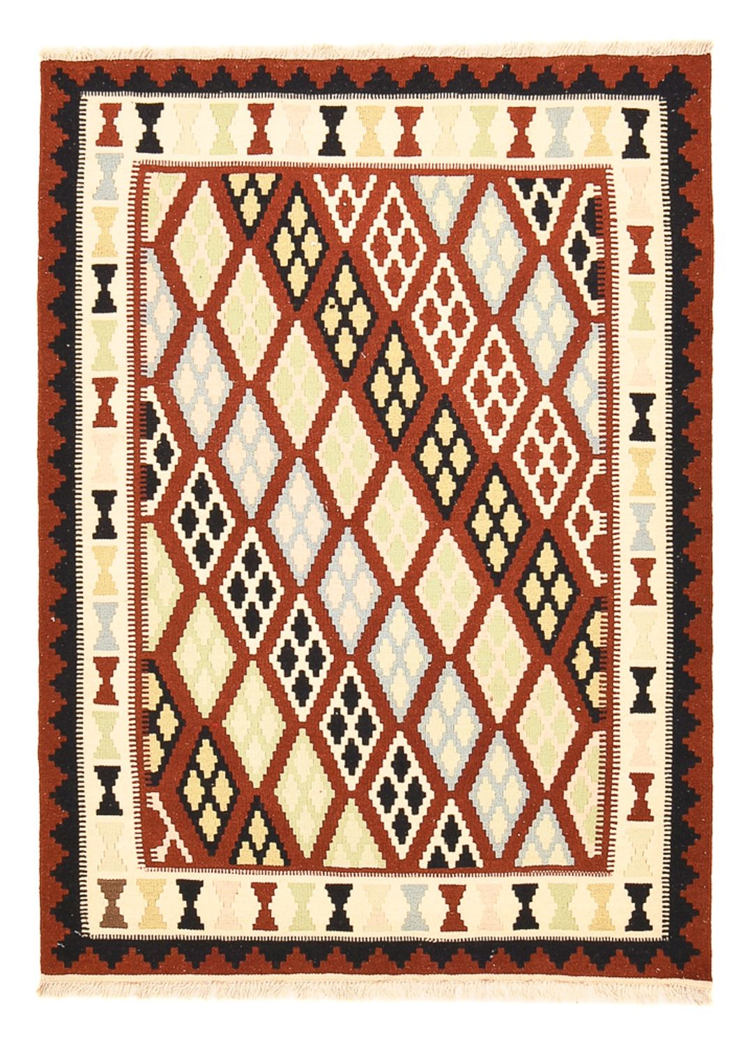 Kelim Teppich - Oriental - 147 x 105 cm - mehrfarbig