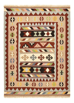 Kelim Teppich - Oriental - 147 x 105 cm - mehrfarbig