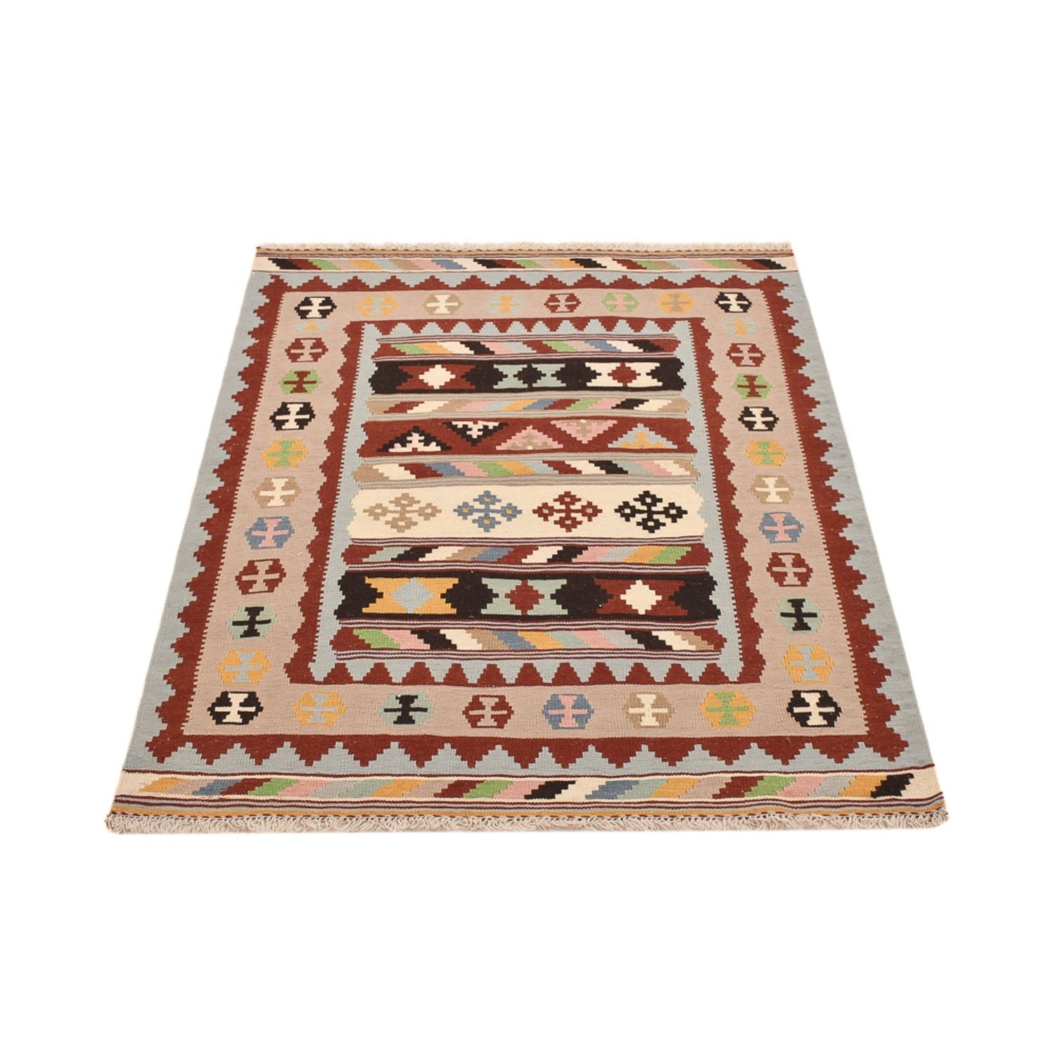 Kelim Teppich - Oriental - 147 x 105 cm - mehrfarbig