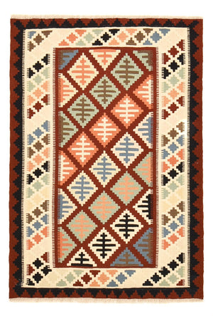 Kelim Teppich - Oriental - 143 x 100 cm - mehrfarbig