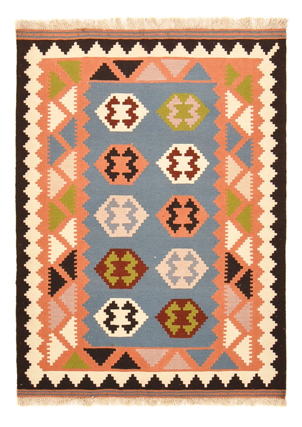 Kelim Teppich - Oriental - 150 x 107 cm - mehrfarbig