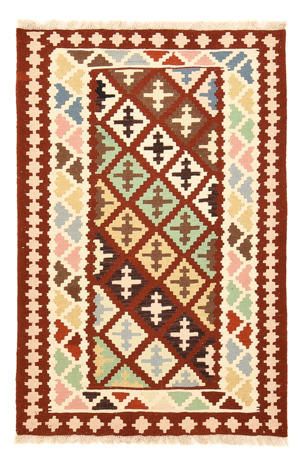 Kelim Teppich - Oriental - 150 x 98 cm - mehrfarbig