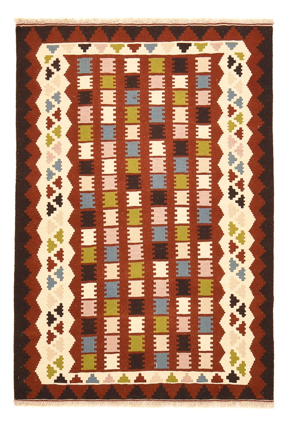 Kelim Teppich - Oriental - 150 x 100 cm - mehrfarbig